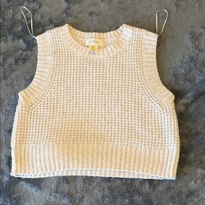 Jessica Simpson Cream Knit Tank Top